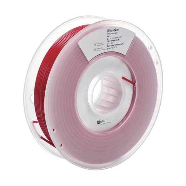 Ultimaker 純正フィラメント CPE Red 2.85mm 750g 1635 1巻 688-7347（直送品）