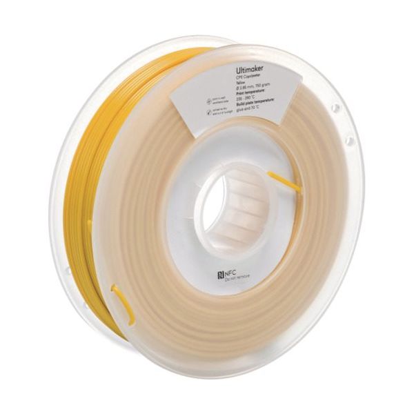 Ultimaker 純正フィラメント CPE Yellow 2.85mm 750g 1637 1巻 688-7308（直送品）
