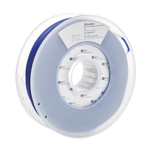 Ultimaker 純正フィラメント TPU95A Blue 2.85mm 750g 1334 1巻 688-8823（直送品）