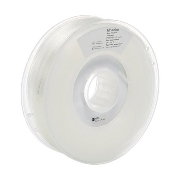Ultimaker 純正フィラメント Nylon Transparent 2.85mm 750g 1647 1巻 688-8838（直送品）
