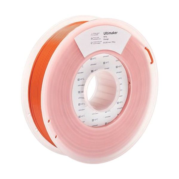 Ultimaker 純正フィラメント PETG Orange 2.85mm 750g 227343 1巻 688-7323（直送品）