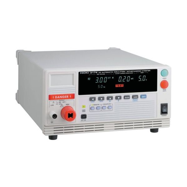 日置電機 HIOKI AC自動絶縁耐圧試験器 3点書類付 3174SYORUI3TENTUKI 1個 689-2000（直送品）