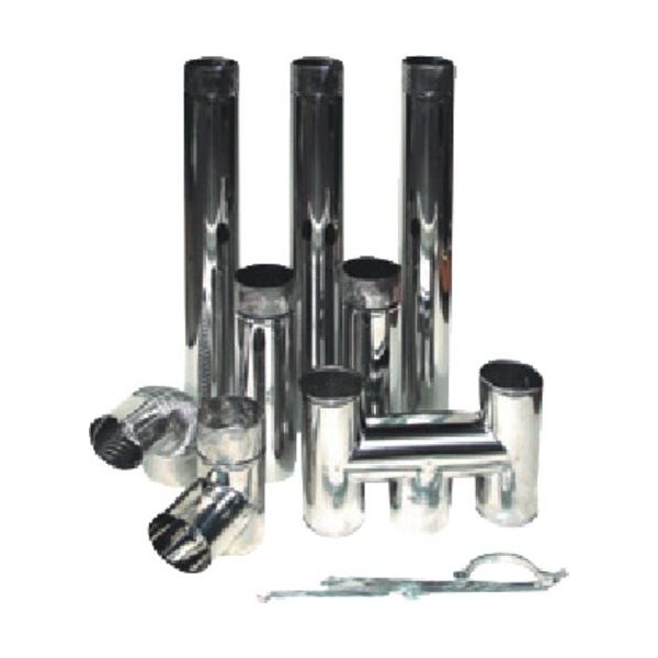 オリオン機械 ORION 排気筒セット 04038800010 1セット 688-5772（直送品）