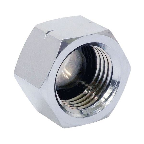 麻場 ノズル用部品 角キャップ メッキ付き G1/4 450092230 1個 680-7593（直送品）