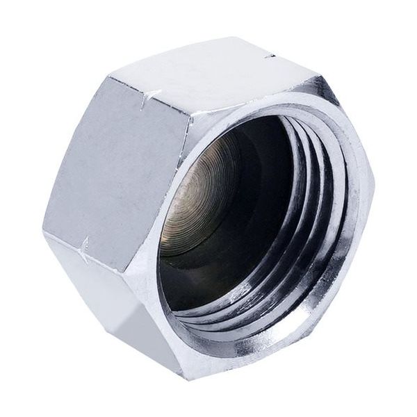 麻場 ノズル用部品 角キャップ メッキ付き G3/8 450037280 1個 680-7592（直送品）