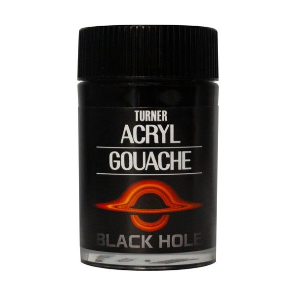 ターナー色彩 ターナー アクリル絵具 アクリルガッシュ40mlブラックホール AG040X99 1セット(3本) 687-1241（直送品）