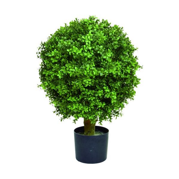 グローベン 人工樹木 リフェイクグリーン ボール:ツゲUV 専用鉢付 A70TR652 1本 679-0225（直送品）