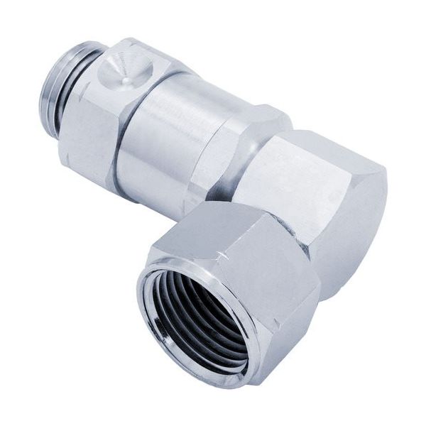 麻場 高圧ホースより戻し 90° G3/8 450031710 1個 680-6101（直送品）