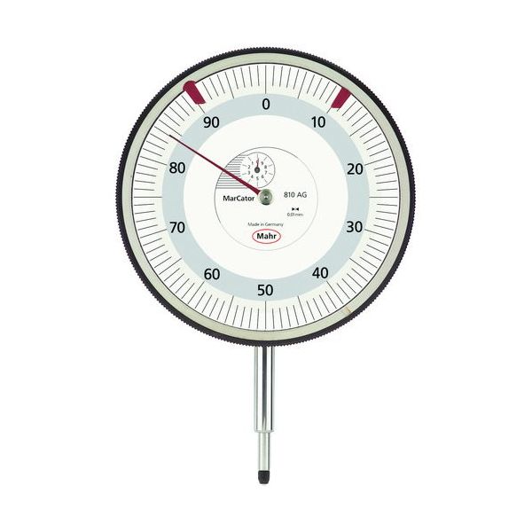 マール・ジャパン マール 810 AG Dial indicator 10mm、 0.01mm 810AG 1個 681-0921（直送品）