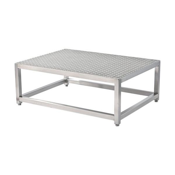 クラフトワーク ステンレス作業用踏台 溶接一体型 SUSF1-806050 1台 685-3925（直送品）