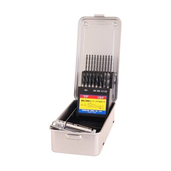 イシハシ精工 IS 電設工事用J形ジェットタップ・ドリルセット EJD-26S 1セット(26本) 681-5490（直送品）