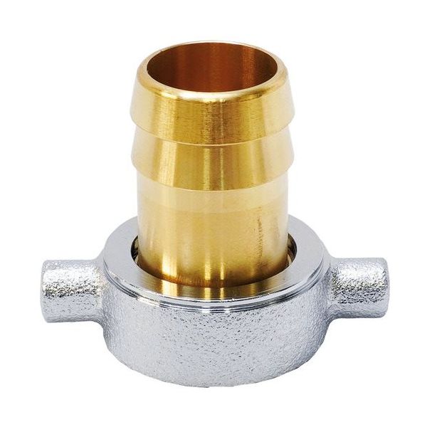 麻場 吸水継手メネジ G1×25 ナットメッキ付 450007950 1個 681-6452（直送品）