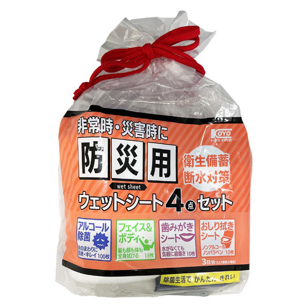 コーヨー化成 防災用ウェットセット 493G 4972453418328 1セット(493g×12)（直送品）