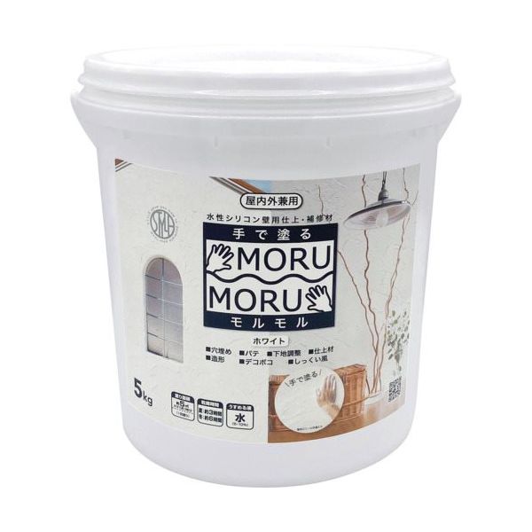 ニッペホームプロダクツ ニッぺ STYLE MORUMORU 5kg 4976124882586 1個 662-7271（直送品）