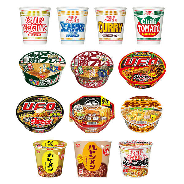 カップ麺・即席食品セット 日清食品 カップ麺 王道バラエティ詰合せアソートセット - アスクル