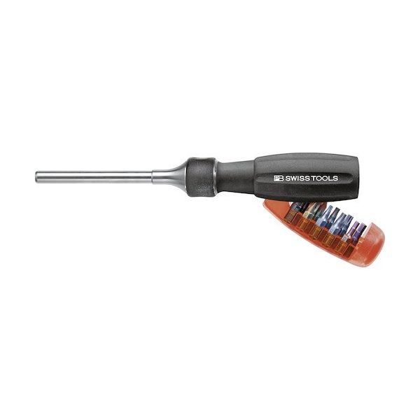 PBスイスツールズ ビット差替ドライバー インサイダープロ ロングラチェット 6510.R-100 1セット(10本)（直送品）