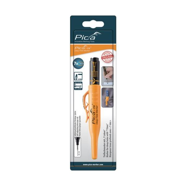 ピカコーポレイション ピカマーカー 深穴インクマーカー"Ink 黒 ブリスターパック 15046SB03 1本 665-2104（直送品）