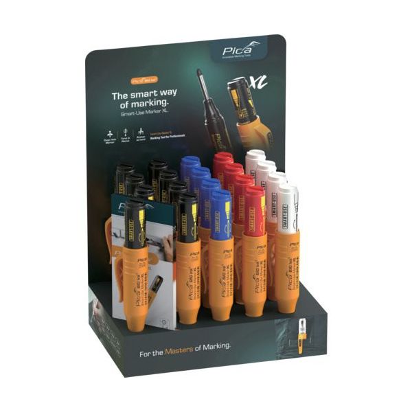 ピカコーポレイション ピカマーカー 深穴中字インクマーカー”BIG Ink箱入りセット 1702003 1箱(20本) 665-2117（直送品）