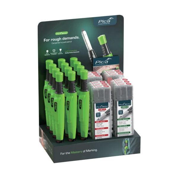 ピカマーカー 建築用シャープペンシル"BIG Dry Basic箱入りセット日本語バージョン 602003 1箱(12本)（直送品）