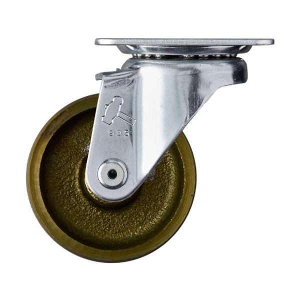 ハンマー プレート式キャスター プレート式キャスター420Sシリーズ自在式(イモノ車) 車輪径65mm 420S-C65 1個（直送品）