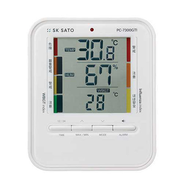 佐藤計量器製作所 デジタル温湿度計 PC-7300GTI 1台（直送品）