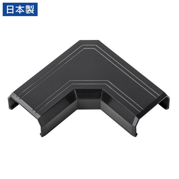 サンワサプライ  CA-KK22BK用ケーブルカバー（幅22mm、L型、ブラック） CA-KK22BKL（直送品）