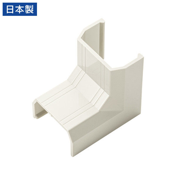 サンワサプライ  CA-KK22MW用ケーブルカバー（幅22mm、入角、ミルキーホワイト） CA-KK22MWR（直送品）