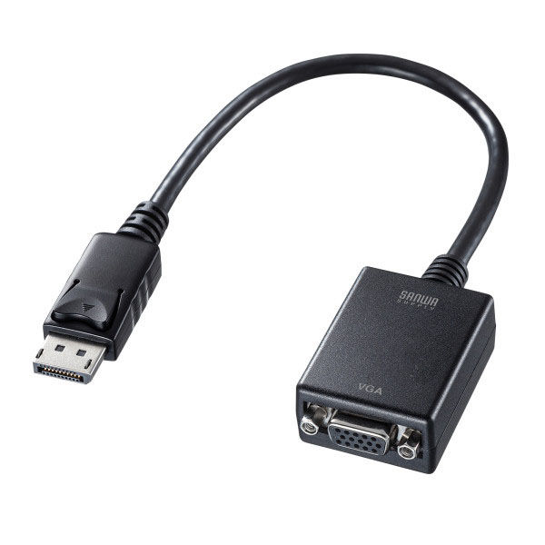 サンワサプライ  DisplayPort-VGA変換アダプタ AD-DPV06（直送品）