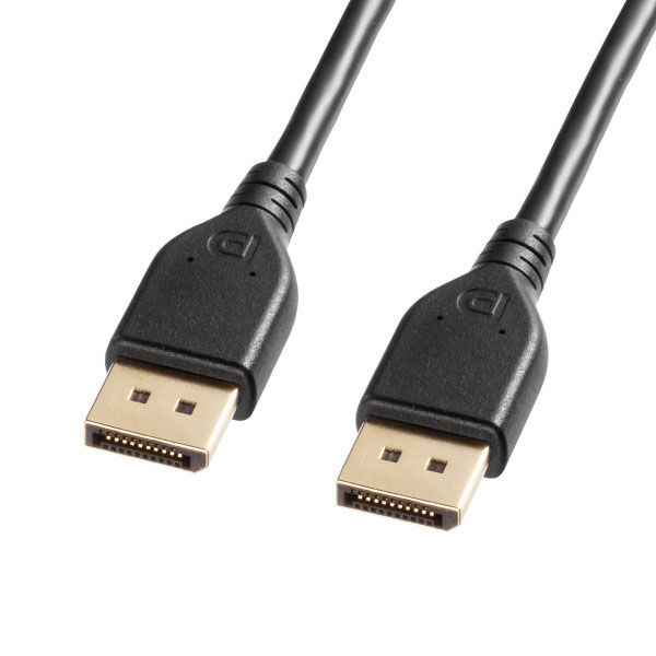 サンワサプライ  DisplayPort ver2.1ケーブル1m（DP80） KC-DP8010（直送品）