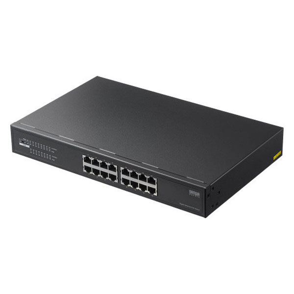 サンワサプライ  レイヤー2ギガビット対応PoEスイッチングハブ（16ポート） LAN-GIGAPOE1601（直送品）