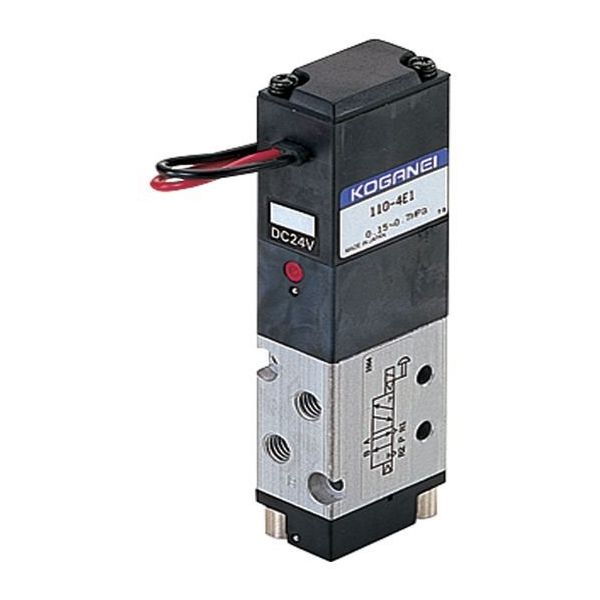 コガネイ 電磁弁110シリーズ 単体 パイロット形 110-4E1-J63-83-CPLL