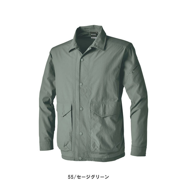TS DESIGN TS4Dナイロンドッツコーチジャケット S セージグリーン 4607 1着（直送品）