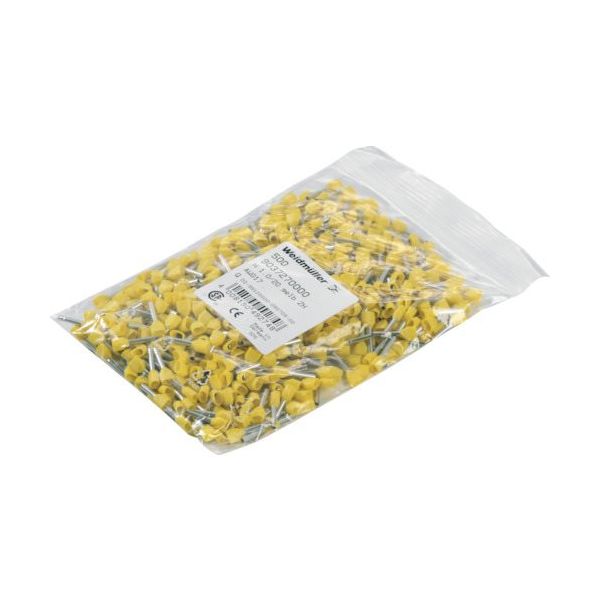 ワイドミュラー 2本用絶縁カバー付圧着端子 H10.0/24 ZH EB SV 9004940000 1セット(100個)（直送品）