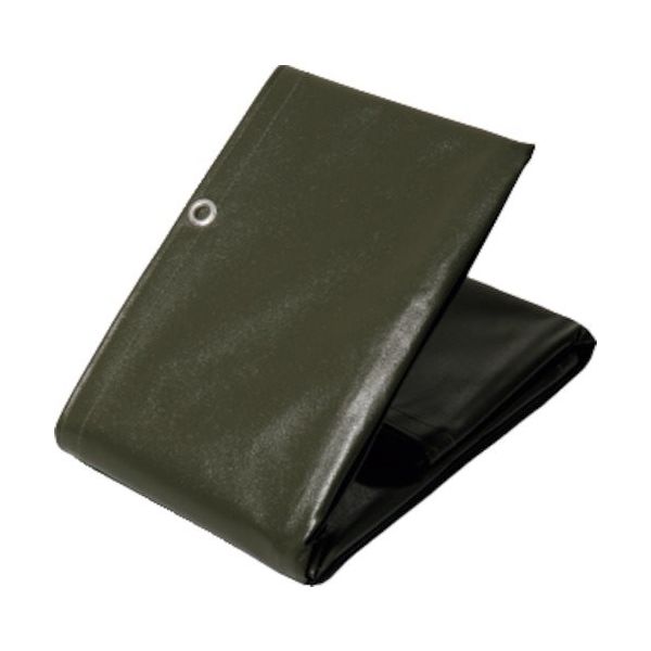 萩原工業 萩原 ターピー エステル帆布トラックシート 1号 ODグリーン H1-OD 1枚 166-8647（直送品）