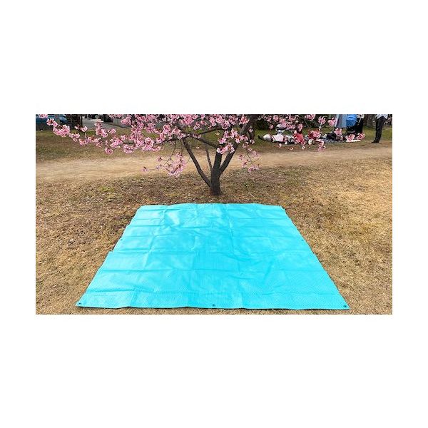 萩原工業 萩原 【売切廃番】 ターピー 和みシート HAGIHARaブルー 1.8m×2.7m TPNGM-BL1827 1枚（直送品）