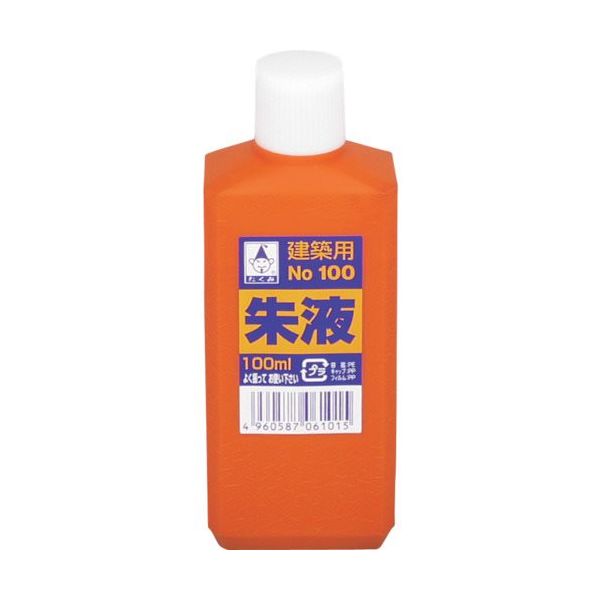 たくみ 朱液 100cc 6101 1本 124-9565（直送品）