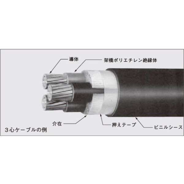 住電日立ケーブル 600V CV 2cX8SQ 20m物 CV2X8_HST/20 1本（直送