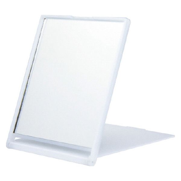 三和製作所 コンパクトミラー S ホワイト 00004907 1セット(1枚×4)（直送品）