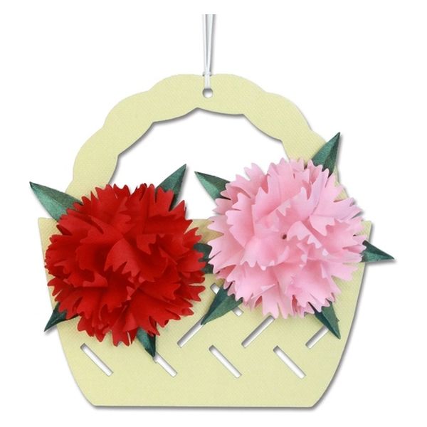 藤久 立体切り絵花かご飾りキットカーネーション 0540214 1セット（直送品）