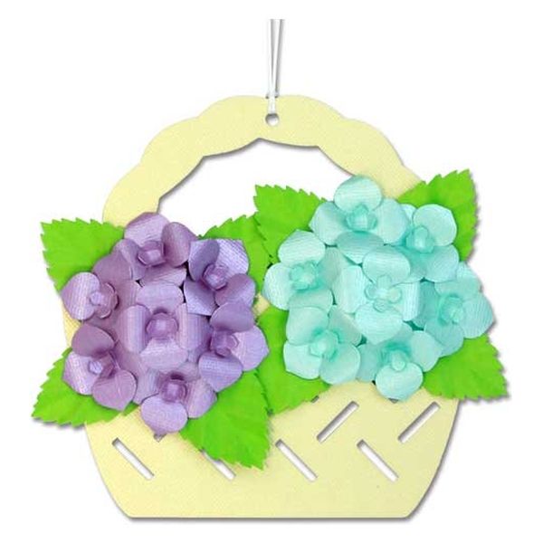 藤久 立体切り絵 花かご飾りキット 紫陽花 0540215 1セット（直送品）