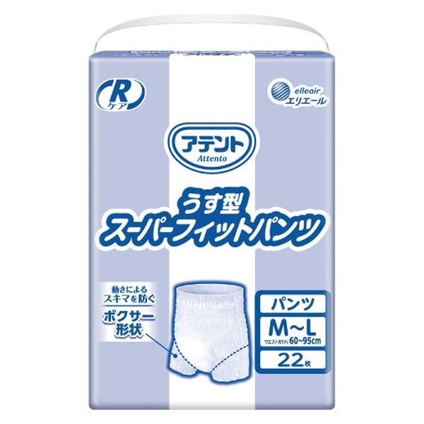 大王製紙 アテントRケアうすスーパーフィットM-L22 21000540 1パック×2（直送品）