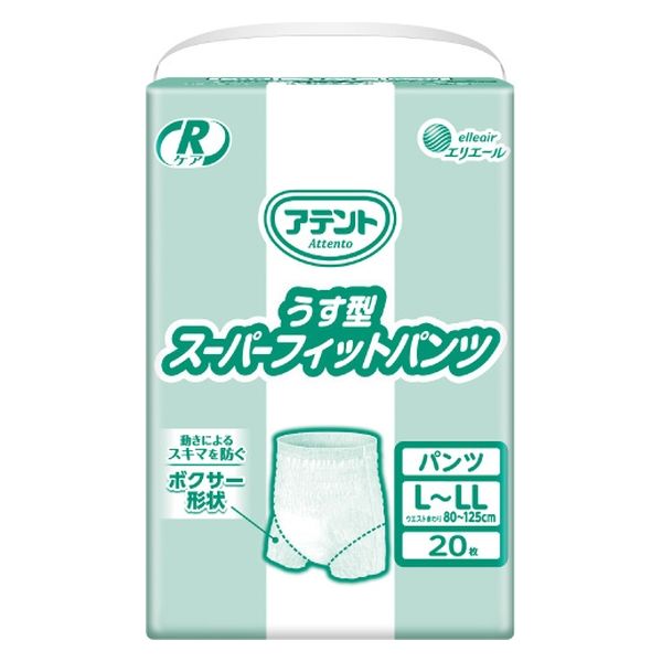 大王製紙 アテントRケアうすスーパーフィットL-LL20 21000541 1パック×2（直送品）