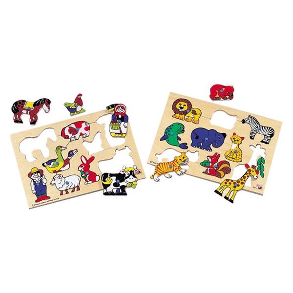 DLM はめ絵パズルセット1動物2121/2123L 2121-2123L 1組（直送品）