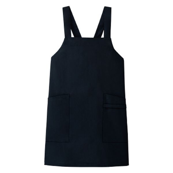 フォーク エプロン4048 ダークネイビーML 4048 1セット(1枚×2)（直送品）