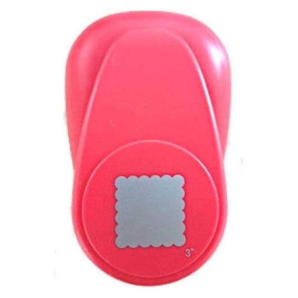 花岡 ペーパーインテリジェンス デコパンチ ビッグ3 スキャロップスクエア 4105027BIG3スクエアスキャロ 1セット(2個)（直送品）