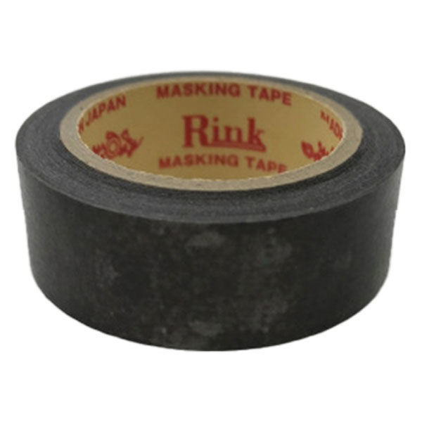 リンレイ マスキングテープ 彩り水彩 くろ 4110175スイサイ クロ 1セット(1個×5)（直送品）