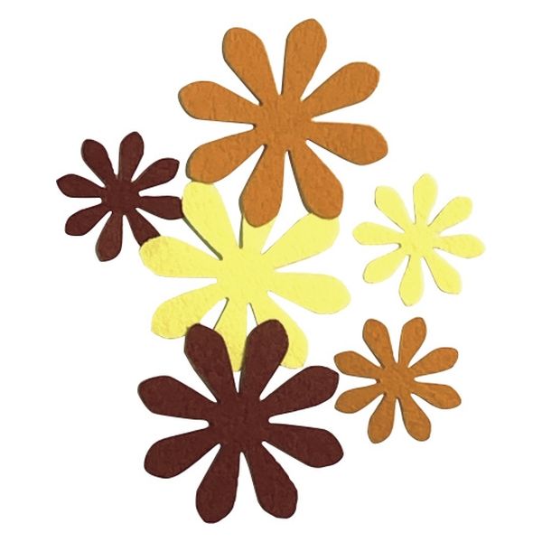 花岡 hanaoka パンチカットペーパー デイジー 4110233PCPデイジー 1パック×5（直送品）