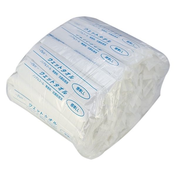 【からだふき】【ウェットタイプ】Pure 個包装ウェットタオルLL 50本入 1パック（直送品）
