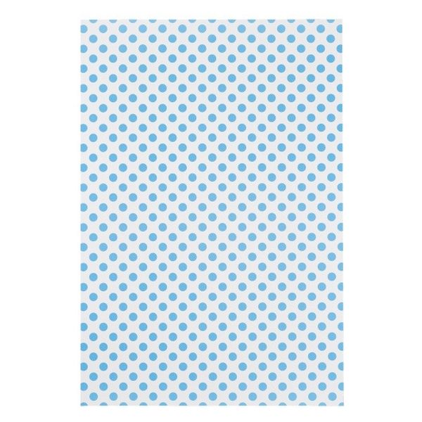 大王製紙 ドットカラー 4ツ切20枚 みずいろ 1セット(2冊)（直送品）