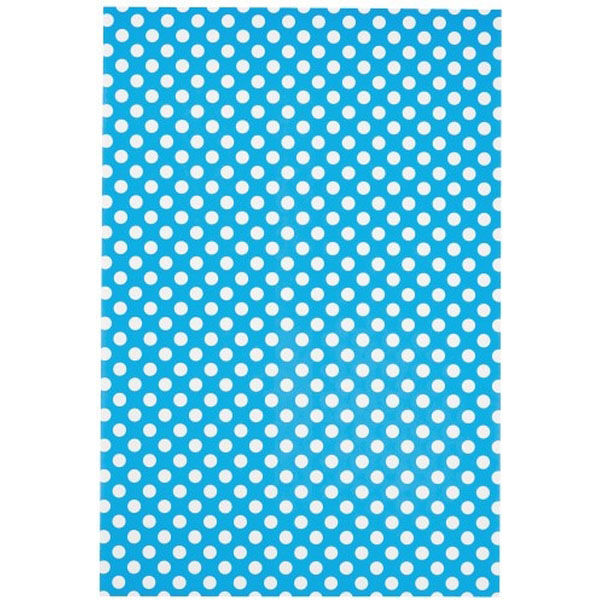 大王製紙 ドットホワイト 4ツ切20枚 みずいろ 1セット(2冊)（直送品）